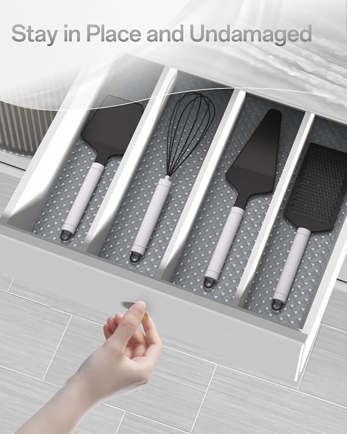 GTJ Shelf and Drawer Liner for Kitchen Cabinet Non-Adhesive Non Slip - Image 8