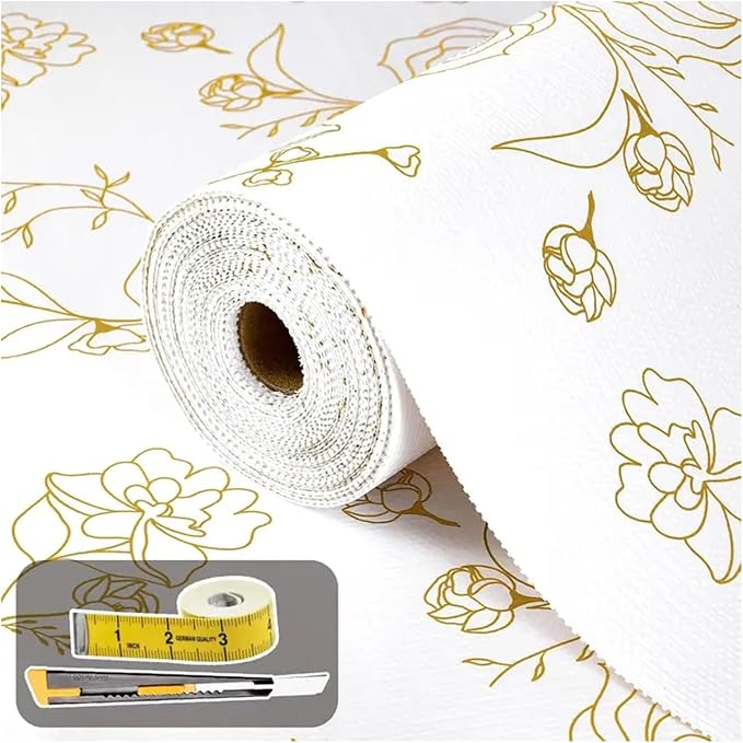 Shelf Liners for Kitchen Cabinets 12in x 20FT Non Adhesive Drawer Liner by Oneoftheworld