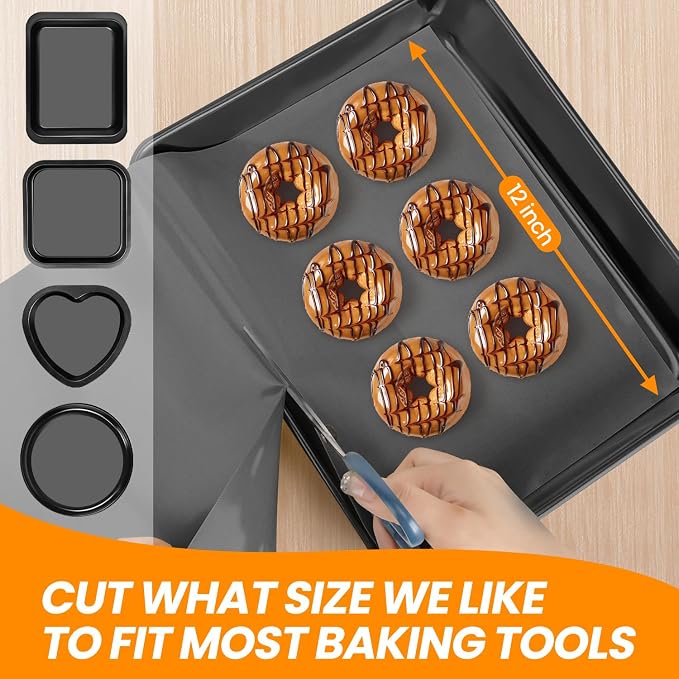 Silicone Baking Mat Roll- Cut To Size Silicone Mat - Reusable Baking Mat, Silicone Pastry Mats for Rolling Dough, Non Stick Food Grade Silicone Sub Mat Roll, Kitchen Counter Mat - Image 2