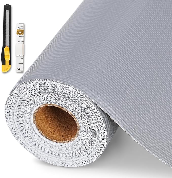Drawer and Shelf Liner for Kitchen Cabinet Non-Adhesive 12in x 30FT by GTJ