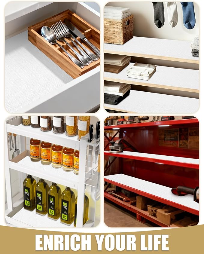Drawer and Shelf Liners for Kitchen Cabinets Non-Adhesive - Image 8