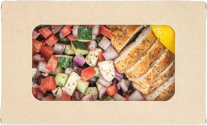 Restaurantware 35 oz Paper Bamboo Medium Bio Take Out Container, 50 Pack - Image 15