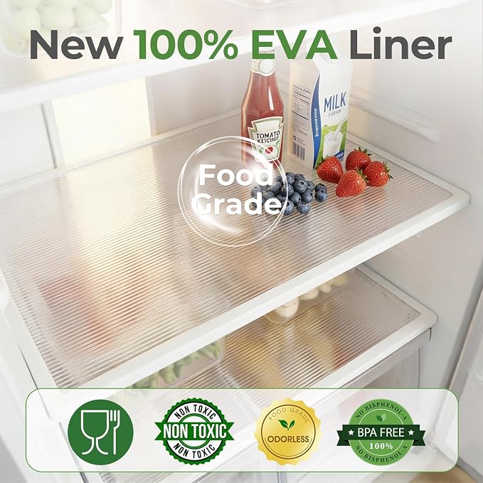 100% EVA Shelf Liner Waterproof Non Adhesive, 20" x 240", Ribbed - Image 3