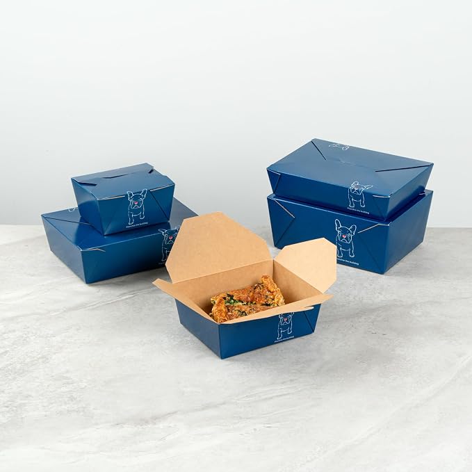 Restaurantware-Bio Tek 6.7 x 5.5 x 2.6 Inch Food Containers, 200 Durable Takeaway Boxes - Disposable, Sturdy, Frenchie Paper 45 Ounce Takeout Boxes, Rectangle, For Takeouts And Delivery, Or Picnics - Image 9