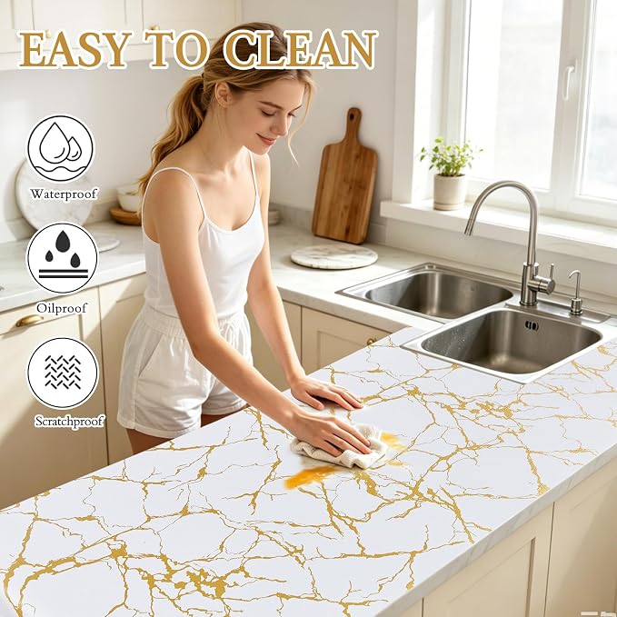 Beautysaid Shelf and Drawer Liner for Kitchen Cabinet Non Adhesive Non Slip - Image 3