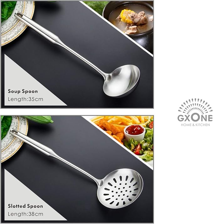 Cooking Utensils Set,6 PCS with Utensils Holder,304 Stainless Steel - Image 4