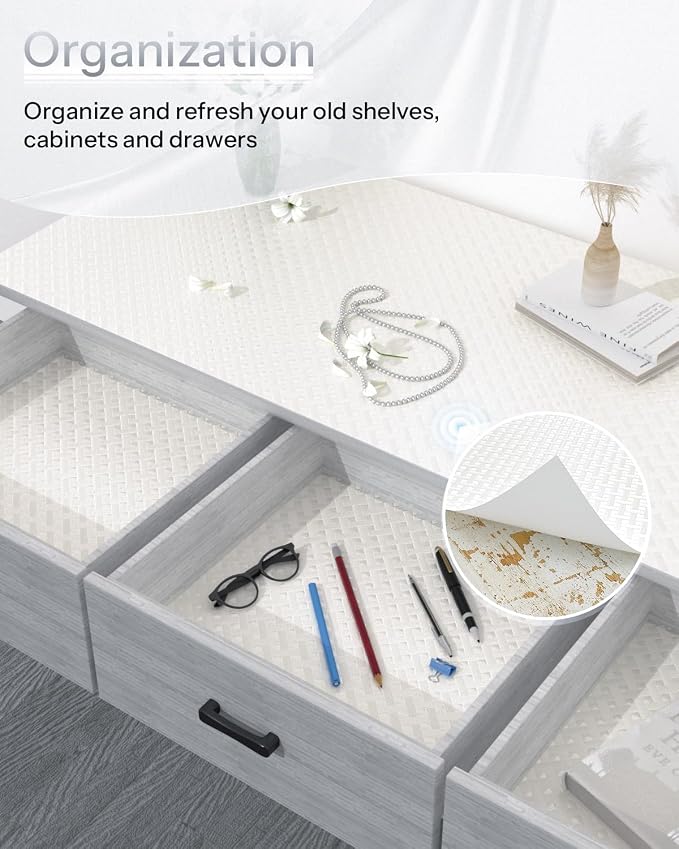 GTJ Shelf and Drawer Liner for Kitchen Cabinet Non-Adhesive Non Slip - Image 5