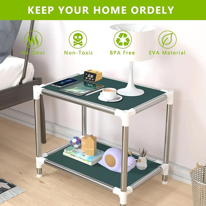 Anze Shelf Liner for Kitchen Cabinets, Green, 11.8 x 157.5 in - Image 6