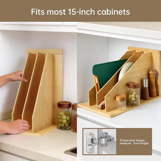 Tray Dividers for Kitchen Cabinets，cookie sheet divider for cabinet - Image 5