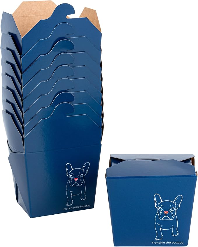 Restaurantware 8 oz Paper Square Noodle Take Out Container, 200 Ct by Restaurantware