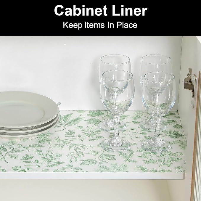Cooyes Shelf and Drawer Liners for Kitchen Cabinets, Non Adhesive Liner - Image 4