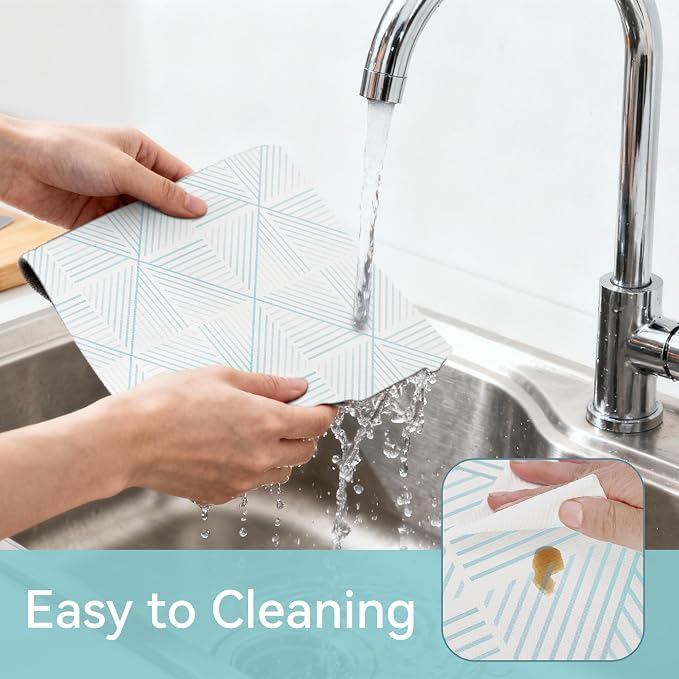 FIFTY FEET 12"x120" Non-Adhesive Shelf Liner for Kitchen Cabinets and Drawers, Washable Non-Slip PVC Cabinet Liner (White Modern)(1 Roll) - Image 4