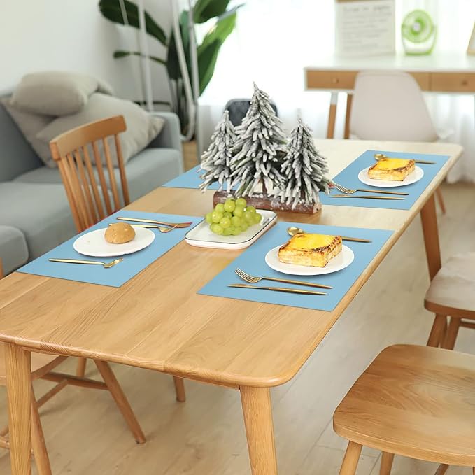 Large Silicone Heat Resistant Mat 78.7” x 15.7”, Nonslip Silicone Mats for Kitchen Counter, Countertop Protector, Nonstick Waterproof Craft Mat Table Placemat, Cyan - Image 6