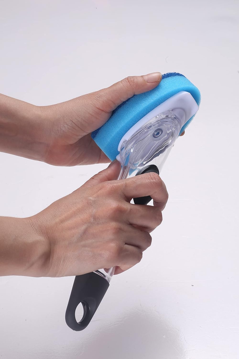 Dish Wand & 7 Pack Dishwashing Sponge Refills Non Scratch,dishwashing Sponge with Handle,Cleaning sponges for Household use