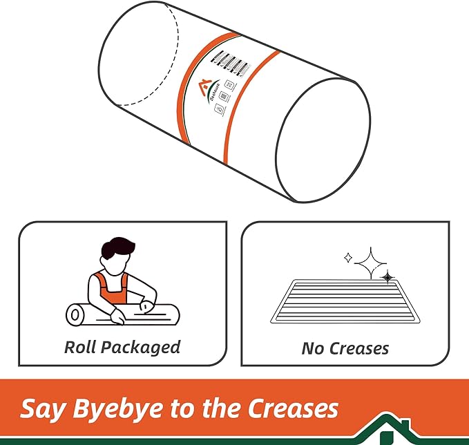 BEQHAUSE Dirt Trapper Door Mat 36" x 60", Doormat Non-Slip, Beige - Image 9