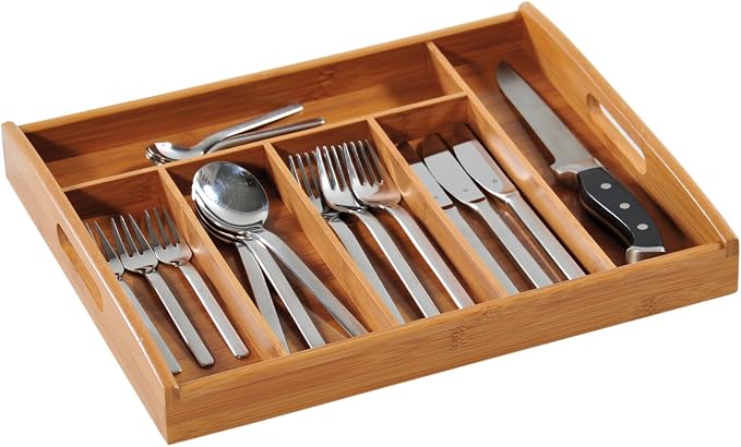 Kesper Cutlery Drawer of Bamboo, Brown by Kesper