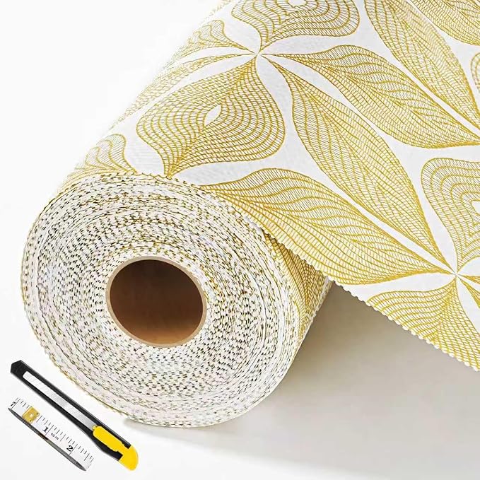 Drawer and Shelf Liners for Kitchen Cabinets Non-Adhesive by Fzzcvo