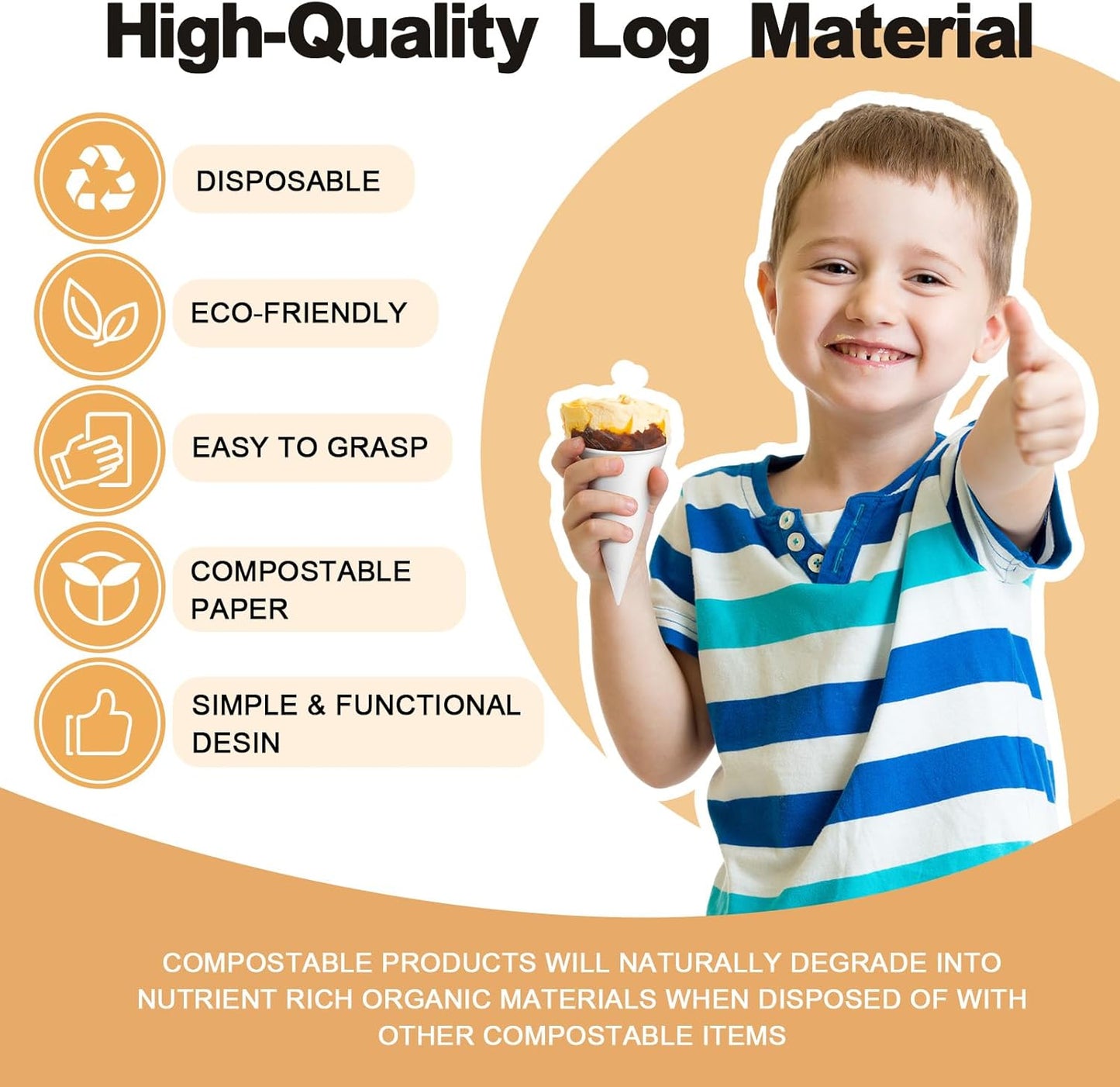 Roshtia 600 Pcs 4 oz Paper Cone Cups Thicken Disposable with 1 Cups Dispenser Pull Type Wall Mount Cup Holder Paper for Restaurants, Home, and Office, and Shaved Ice, Cold (White)