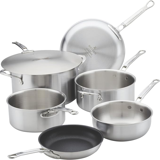 Thomas Keller Insignia by Hestan - Stainless Steel 7 Piece Cookware Set, Induction Cooktop Compatible by Unknown