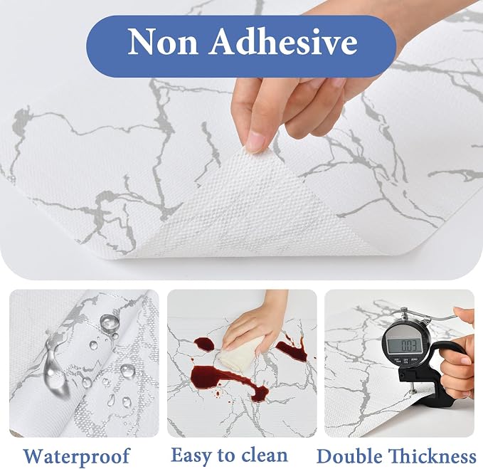 Drawer and Shelf Liner for Kitchen Cabinet: 12 in X 20 Ft Non Slip - Image 5