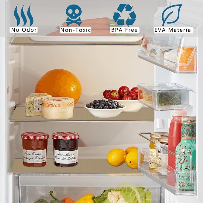 Kitchen Shelf Liner Drawer Liner, 11.8"W x 157.5"L Non Adhesive Cabinet Mat - Image 2