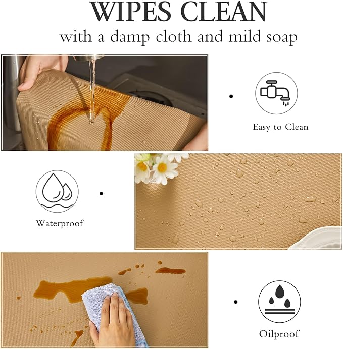 Beautysaid Shelf and Drawer Liner for Kitchen Cabinet Non Adhesive Non Slip - Image 9