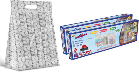 Extra Large Food Storage Ziplock Bags, Snack Bag– Durable Slider Storage Bags- (XL 13" x 16") Inches- 40 Count, Non-BPA Plastic– Versatile- Easy to Fill- Stand Up Design