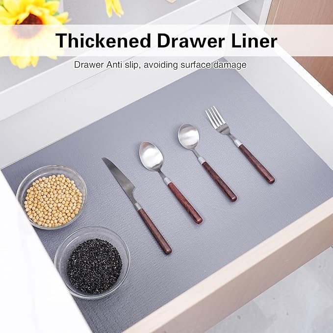 Drawer and Shelf Liner for Kitchen Cabinet Non-Adhesive 12in x 30FT - Image 3