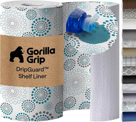 GORILLA GRIP Shelf Liner, Kitchen Drawer Protector, 24x240 Spiral by Unknown