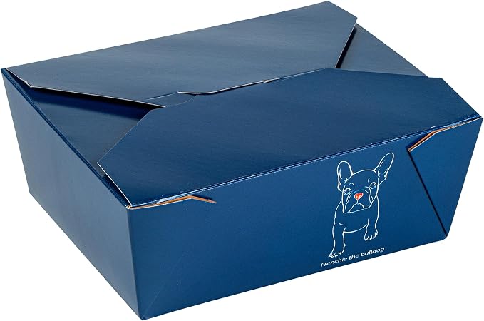 Restaurantware-Bio Tek 6.7 x 5.5 x 2.6 Inch Food Containers, 200 Durable Takeaway Boxes - Disposable, Sturdy, Frenchie Paper 45 Ounce Takeout Boxes, Rectangle, For Takeouts And Delivery, Or Picnics - Image 2