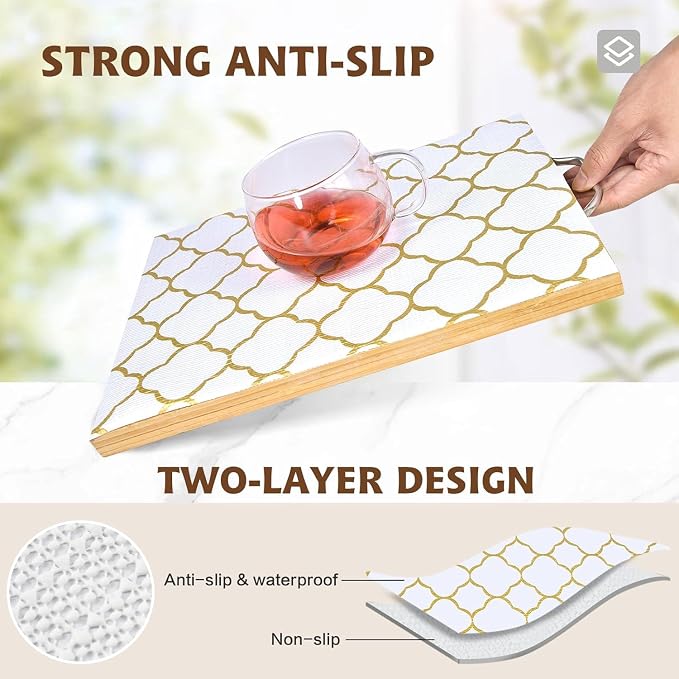 Shelf Liners for Kitchen Cabinets 23.6in x 30FT Non Adhesive Drawer Liner - Image 2