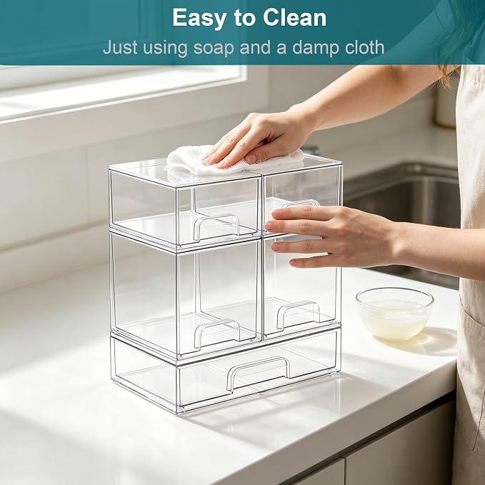 Baby Bottle Organizer for Countertop Food-grade Acrylic Storage for Cabinet - Image 5