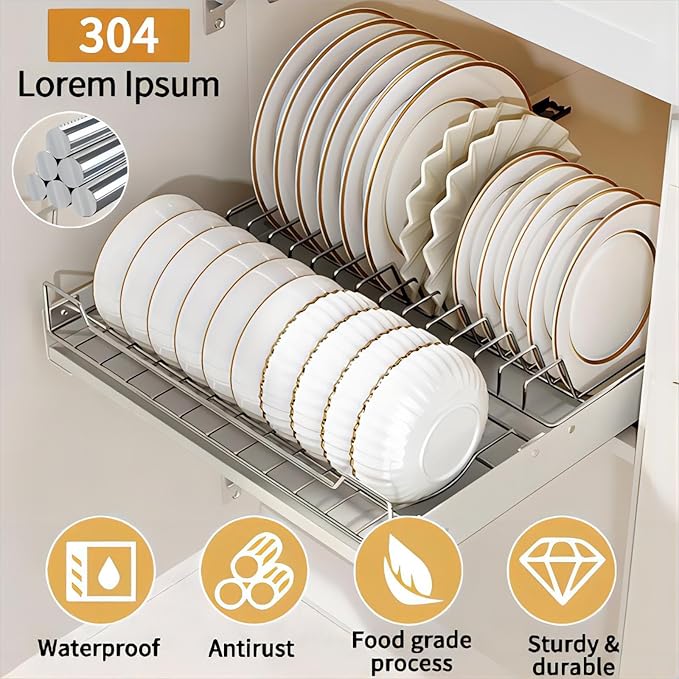 Pull Out Cabinet Organizer Fixed with Adhesive Nano Film - Image 5