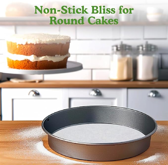 Regency Parchment Paper Circles for Round Cake Pans, 9", 50 Pack | For Round Cake Pans, Greaseproof Liners, Non Stick Baking, Pre Cut Rounds For Air Fryer, Pizza Stone & Microwave Cooking - Image 5