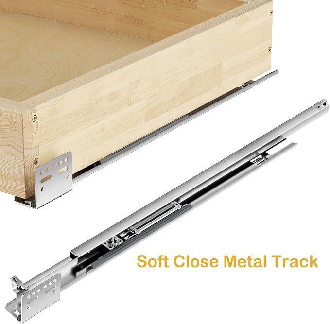 Pull Out Drawers for Cabinets, 19½” W x 21” D Soft Close Slide Out Drawers for Kitchen Cabinets, Cabinet Pull Out Shelves Requires At Least 20½” Cabinet Opening - Image 7