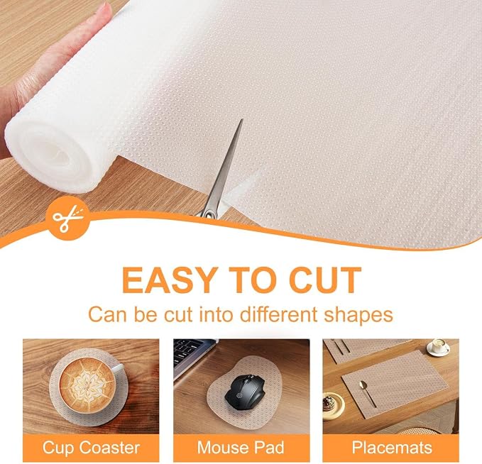 Shelf Liner 12IN x 20FT for Kitchen Cabinet Drawer, Fridge Liner, Spotted - Image 4