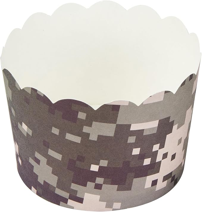 Restaurantware Baking Cups 200 Pack of 10 oz Paper Cupcake Liners Greaseproof Scalloped Oven-Safe Elegant Dessert Muffin Cups Disposable for Parties - Image 12