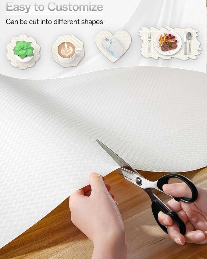 GTJ Shelf and Drawer Liner for Kitchen Cabinet Non-Adhesive Non Slip - Image 6