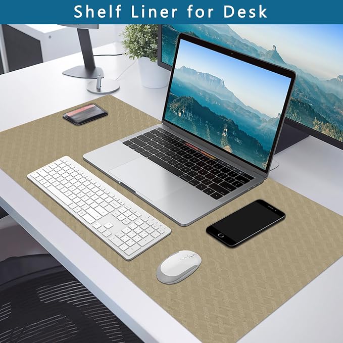 Kitchen Shelf Liner Drawer Liner, 11.8"W x 157.5"L Non Adhesive Cabinet Mat - Image 8