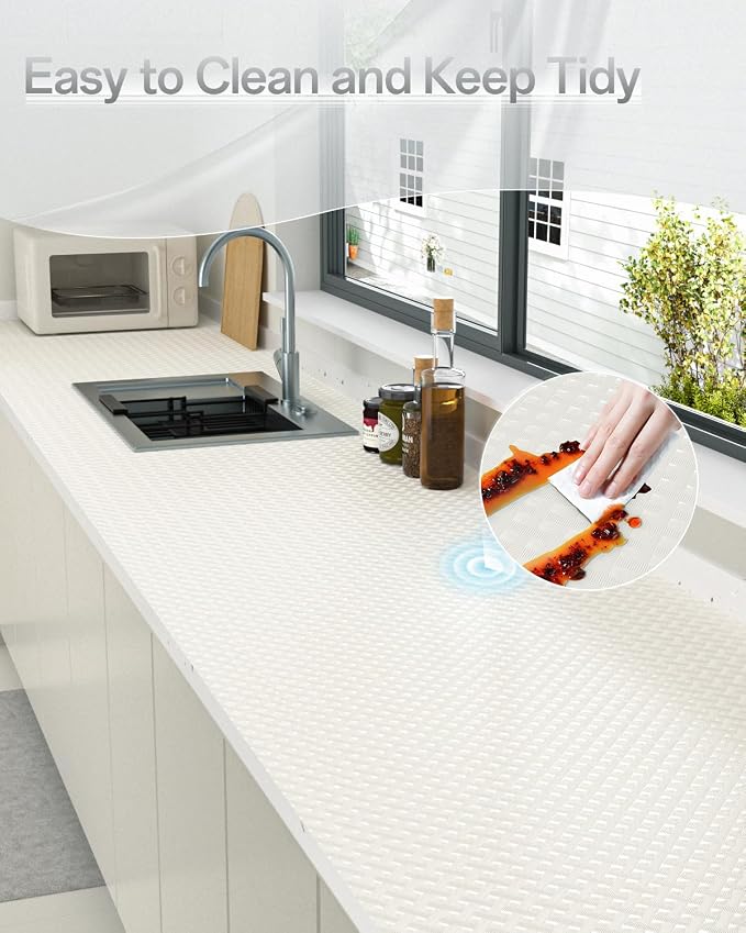 GTJ Shelf and Drawer Liner for Kitchen Cabinet Non-Adhesive Non Slip - Image 7