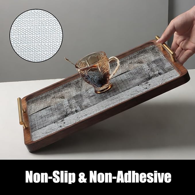 Wood Shelf Liner for Kitchen Cabinets Non-Adhesive 12IN x 10FT - Image 4