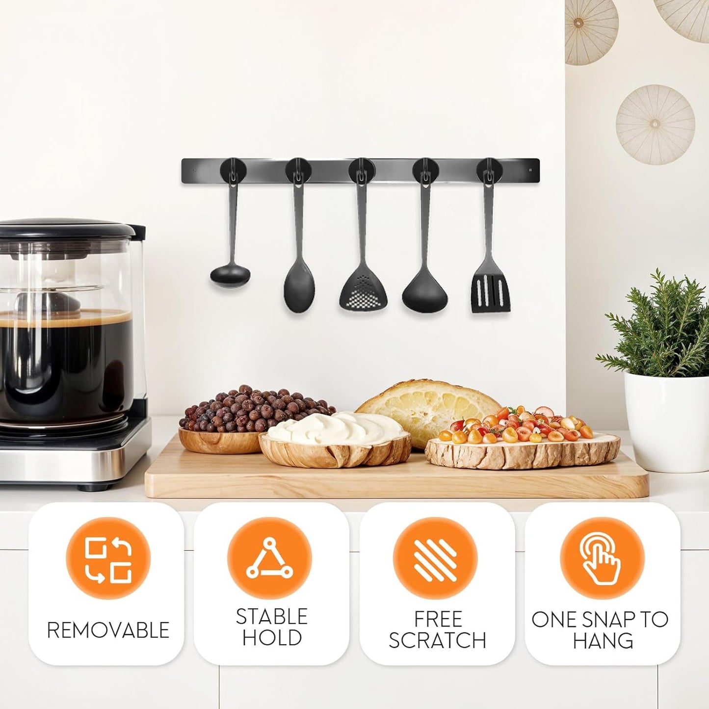 Neosmuk Magnetic Hooks Large Opening, Cruise Ship Essentials, 80lb+ Heavy Duty Magnetic Hooks for Cruise Cabins, Refrigerator, Grill, Hanging, and Travel | Extra Strong Must-Haves Magnet Hook,Black