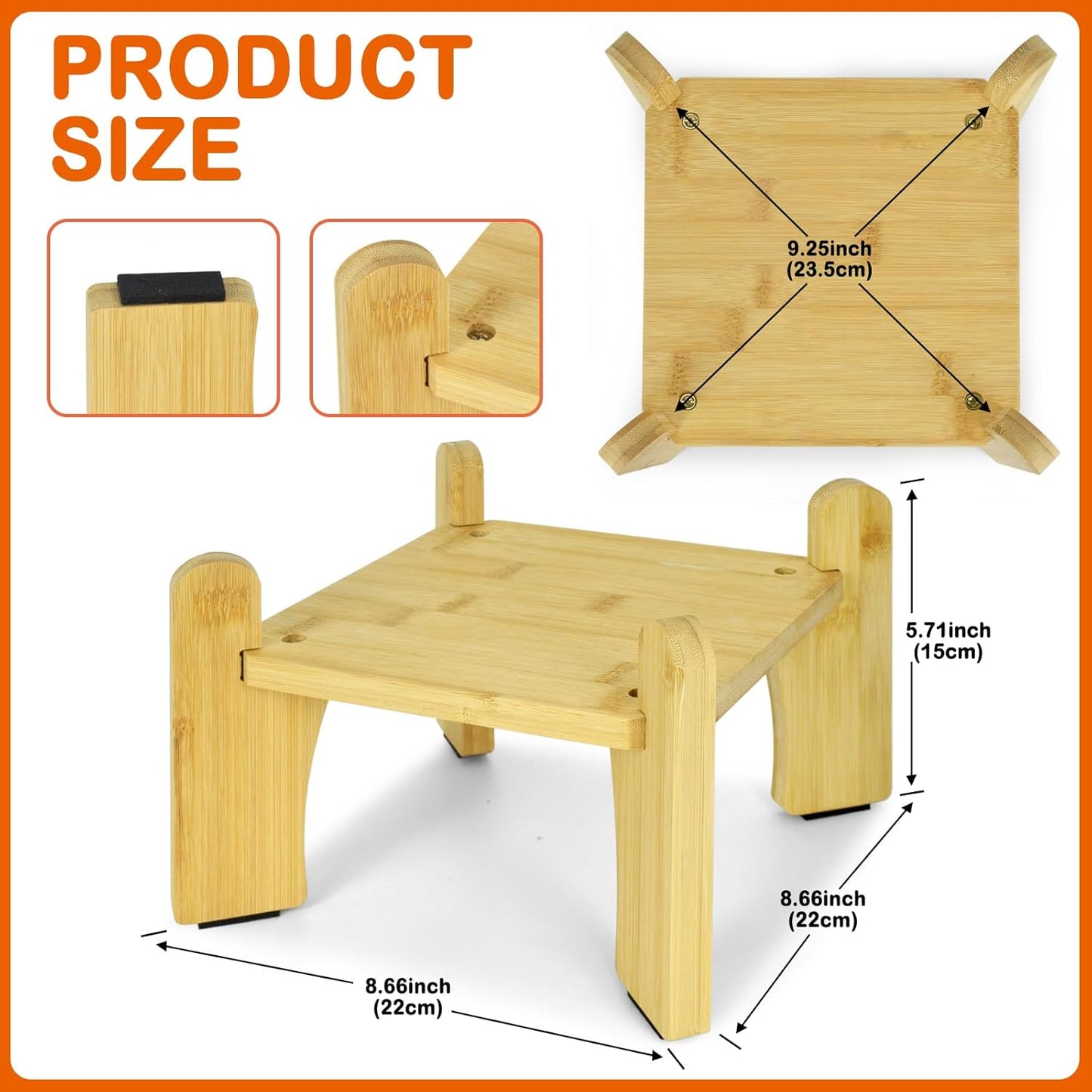 Drink Dispenser,Water Dispenser And Beverage Dispenser Stand(Natural Bamboo).Fit Inch Glass Drink Dispenser,Water Jugs,Glass Water Pitcher.Ideal for Home, Parties, and Catering Events.