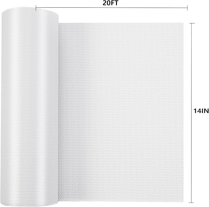Shelf Liner, 14 Inches x 20 FEET Non-Slip Kitchen Cabinet Liner, Washable Oil-Proof Non-Adhesive Contact Paper for Kitchen Drawer, Cabinet, Shelves, Refrigerator, Storage, Desks, coutertops - Image 5