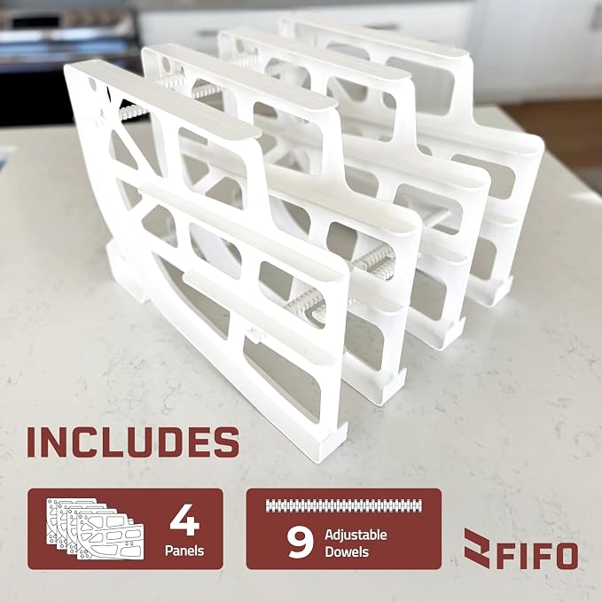FIFO Can Tracker 3-Pack - 3-Tier Rotating Food Can Organizer for Pantry, Expandable Soda Can Storage for Kitchen, Holds 54 Cans of Food or Soda - Image 5