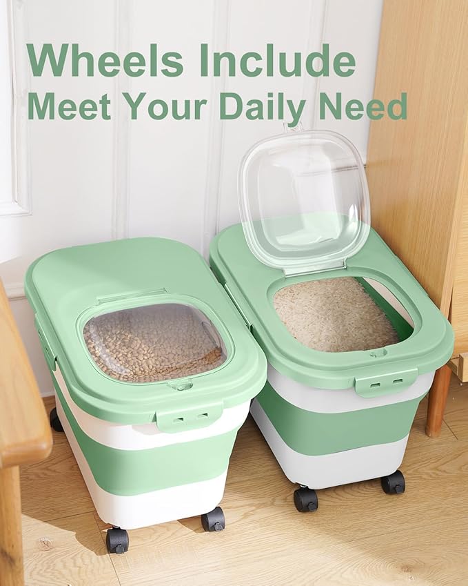 20-30 Lbs Rice Storage Container,Collapsible Food Storage Container - Image 5