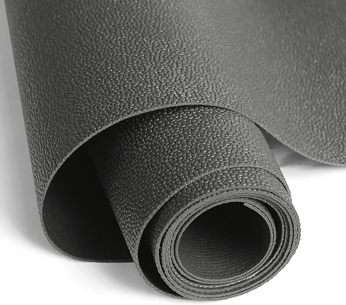 WochiTV Shelf Liner for Cabinets, Drawer Non Adhesive Non Slip Foam Mat for Kitchen, Pantry, Bathroom, Cupboard, Garage, Closet, Shelves, Drawer, Tool Box, Gray 11.8 x 354 inches by WochiTV