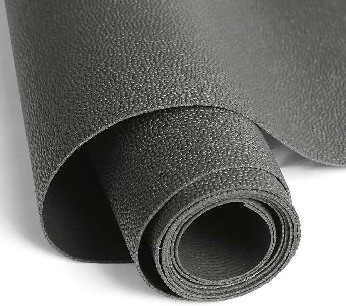 WochiTV Shelf Liner for Cabinets, Drawer Non Adhesive Non Slip Foam Mat for Kitchen, Pantry, Bathroom, Cupboard, Garage, Closet, Shelves, Drawer, Tool Box, Gray 11.8 x 59 inches by WochiTV