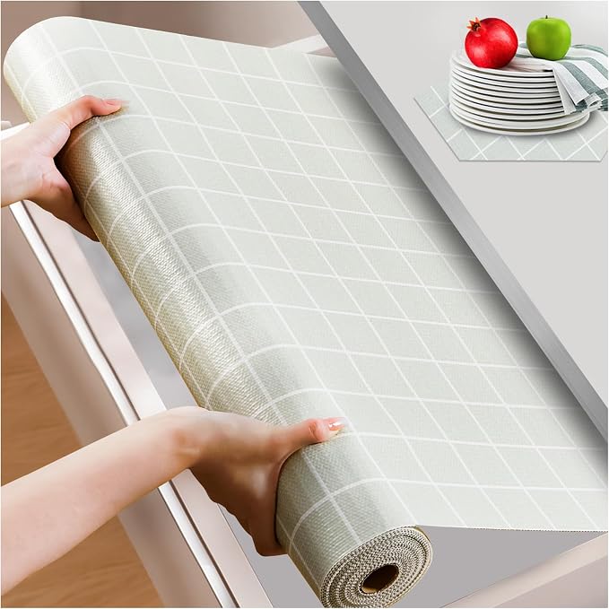 Beautysaid Shelf and Drawer Liner for Kitchen Cabinet Non Adhesive Non Slip by Beautysaid