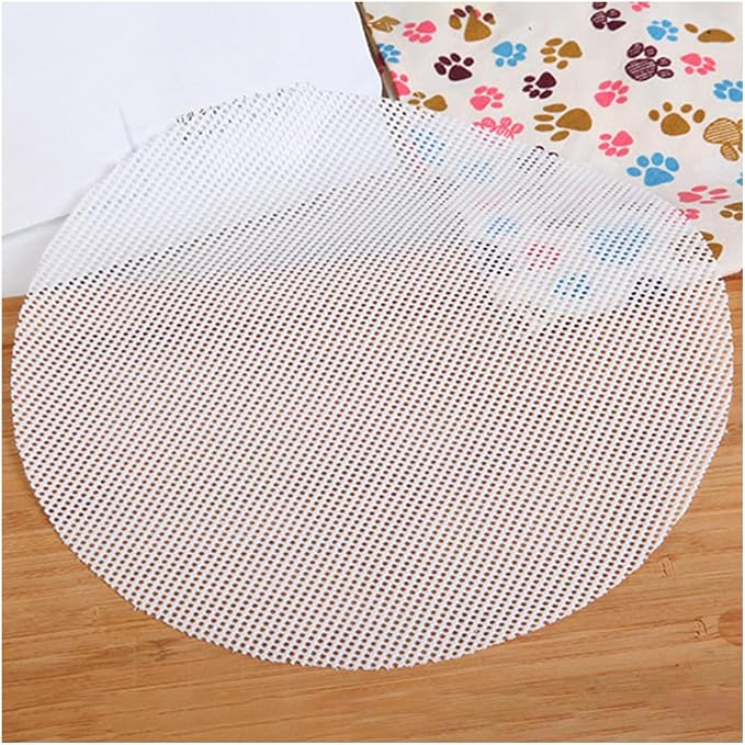 ECYC Ltd 19.7" Non Stick Silicone Steamer Liners White Reusable Round Silicone Steamer Liners Mesh Mat Pad Dim Sum Steamer Basket Liners Bamboo Steamer Liners for Home Kitchen Restaurant Cooking by ECYC+Ltd